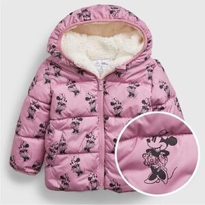Disney baby Gap Minnie Mouse Pink Hooded Jacket